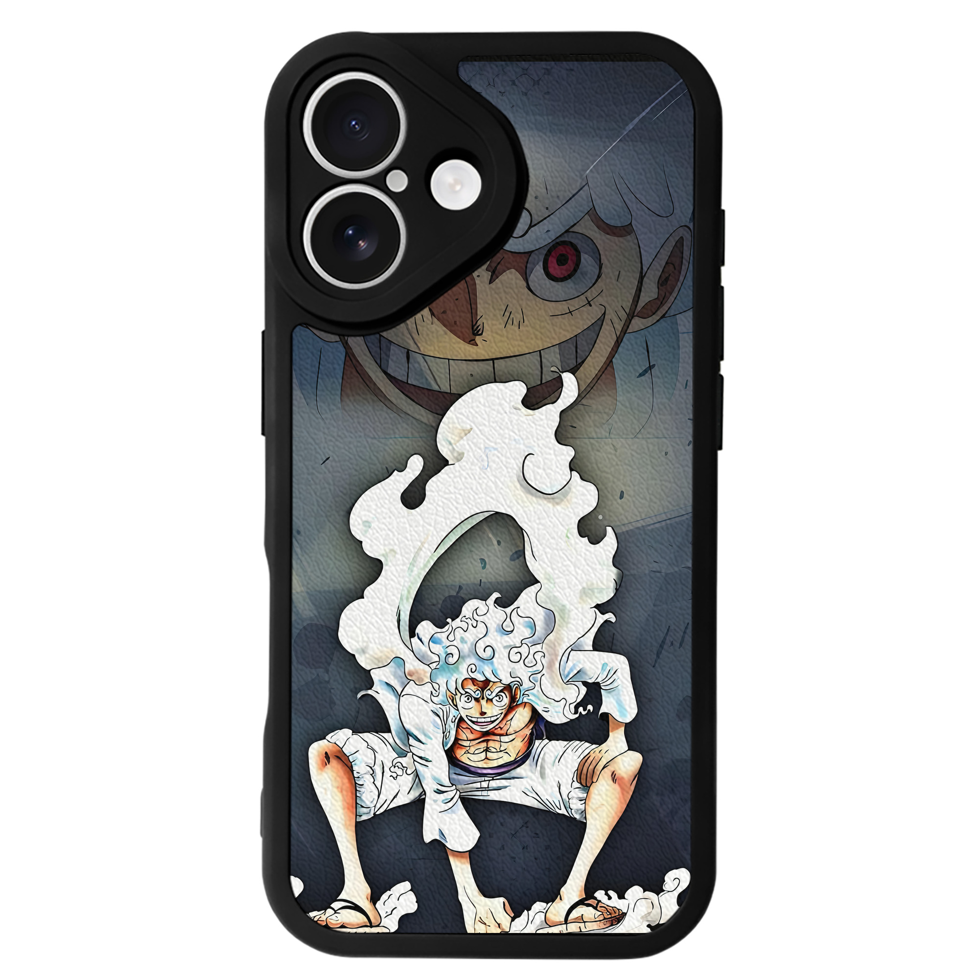 （画像用） ワンピース ONE PIECE 【iPhone 16シリーズ対応】シリコンスマホケース（レザー調） 材質：シリコン
